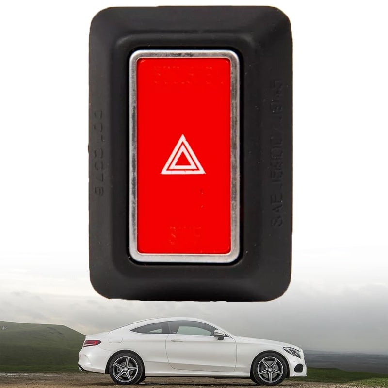 Broaug Hazard Warning Switch 19711989 Compatible with Mercedes Benz SL and SLC R107C107 Original OE 1238200205